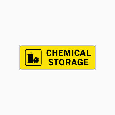 CHEMICAL STORAGE SIGN