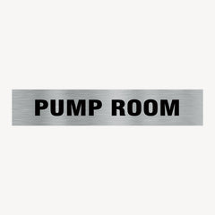 PUMP ROOM SIGN