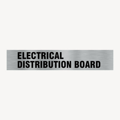 ELECTRICAL DISTRIBUTION BOARD SIGN