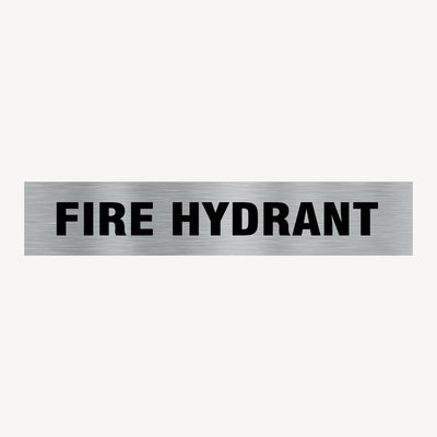 FIRE HYDRANT SIGN