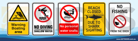 Water Safety Signs In Australia