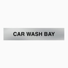 CAR WASH BAY SIGN
