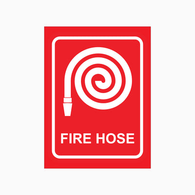FIRE HOSE SIGN