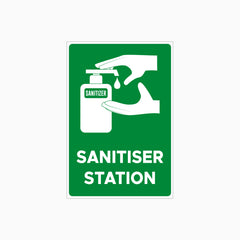 SANITISER STATION SIGN