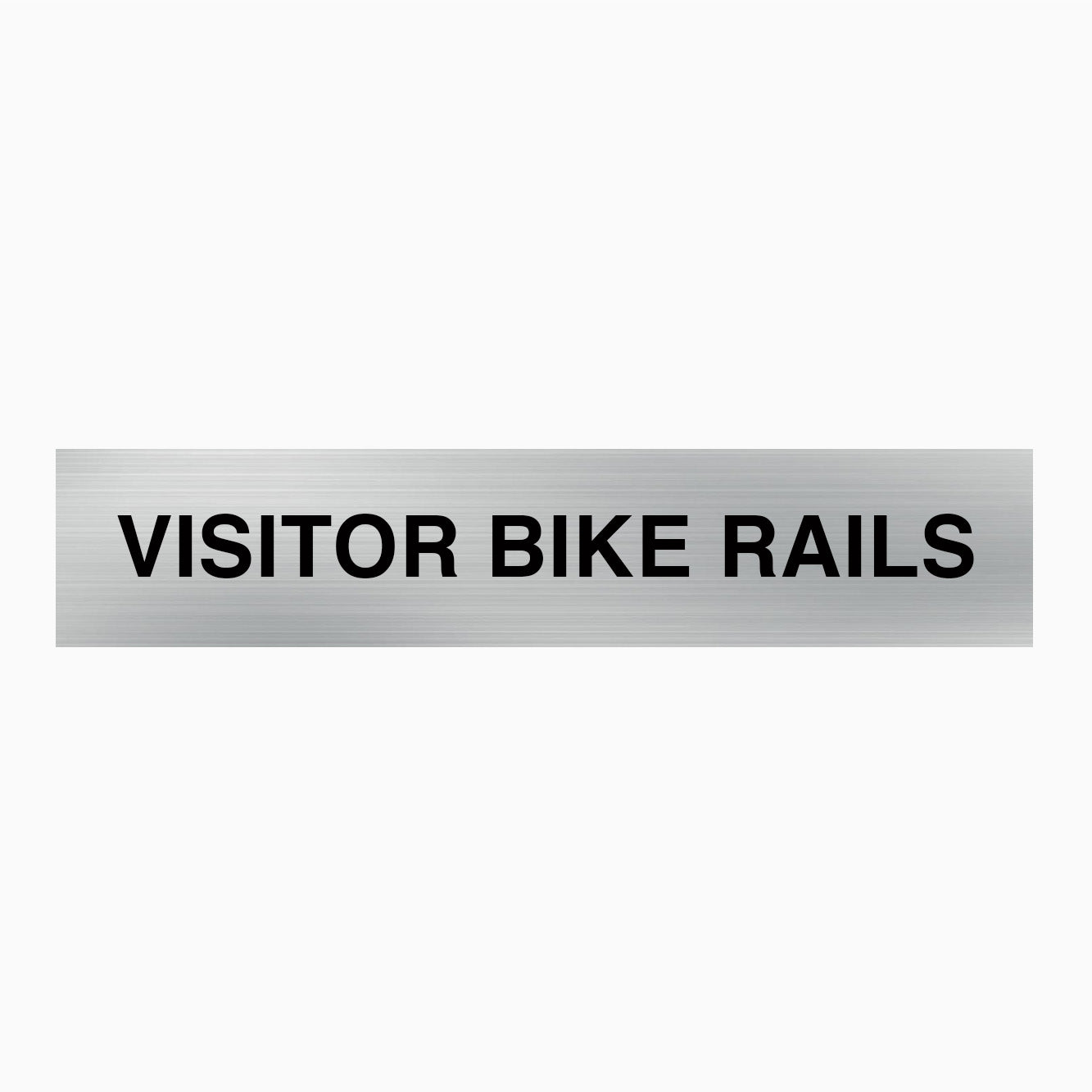 VISITOR BIKE RAILS SIGN - STATUTORY SIGNS AT GET SIGNS