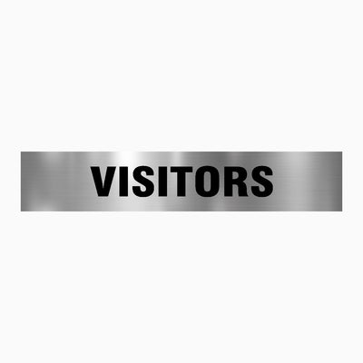 VISITORS SIGN