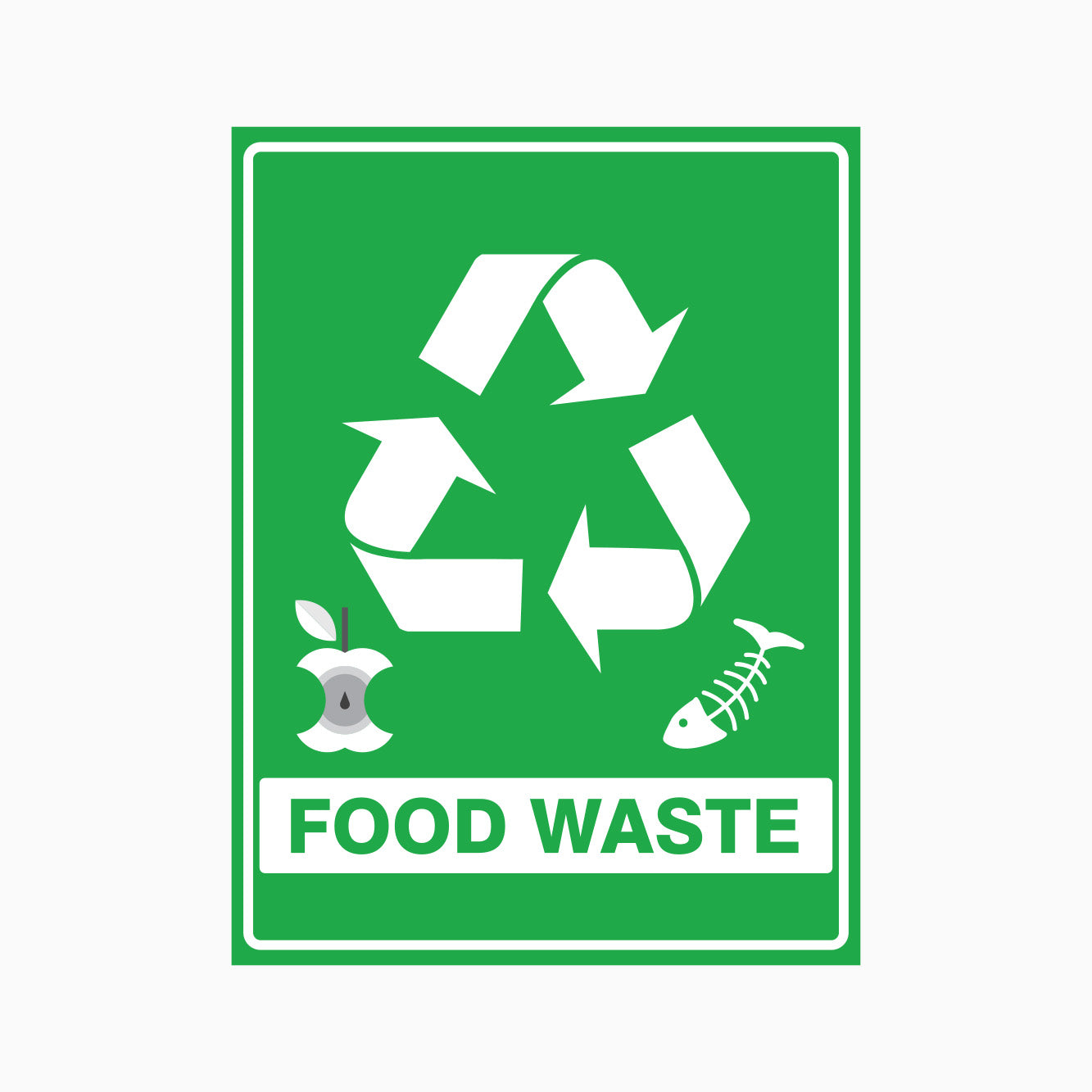 FOOD WASTE SIGN