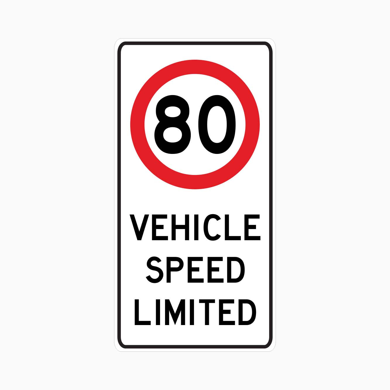 80 Vehicle Speed Limited Signs for Heavy Trucks and Cranes – Get signs
