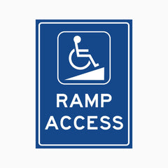 RAMP ACCESS SIGN