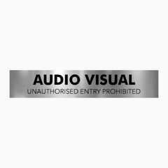 AUDIO VISUAL SIGN