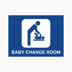 BABY CHANGE ROOM SIGN