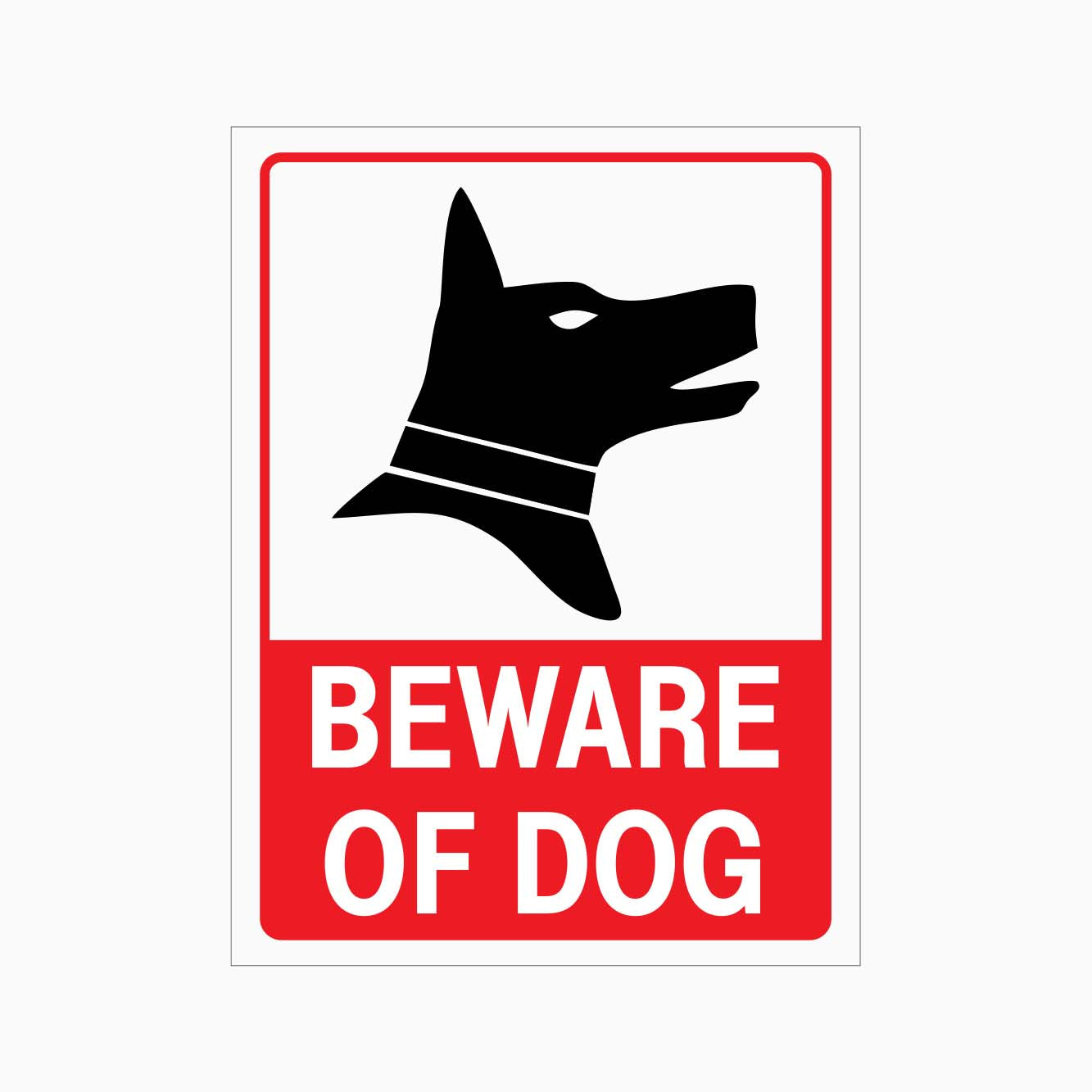 BEWARE OF DOG SIGN - GET SIGNS