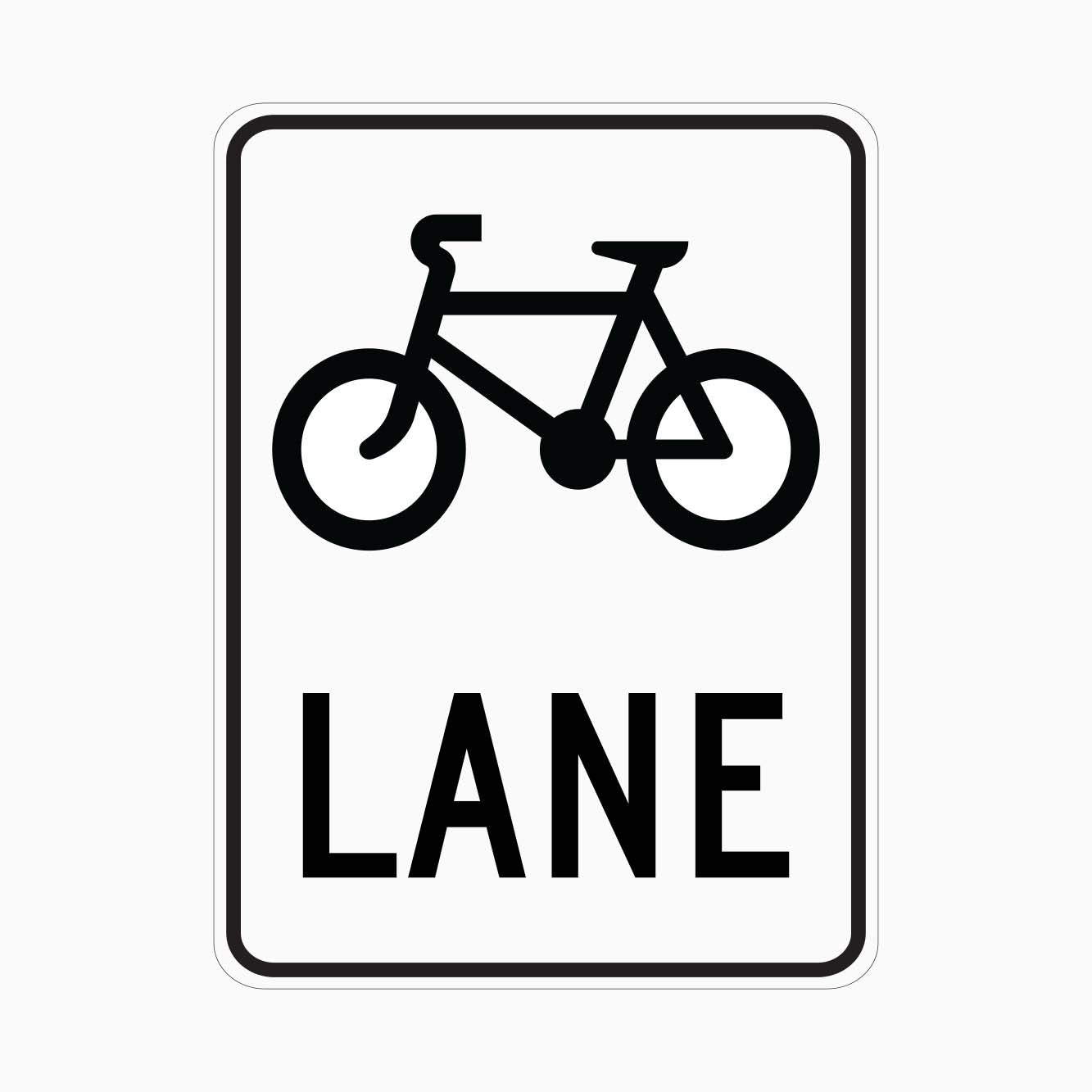 BICYCLE LANE SIGN R7-1-4 - GET SIGNS