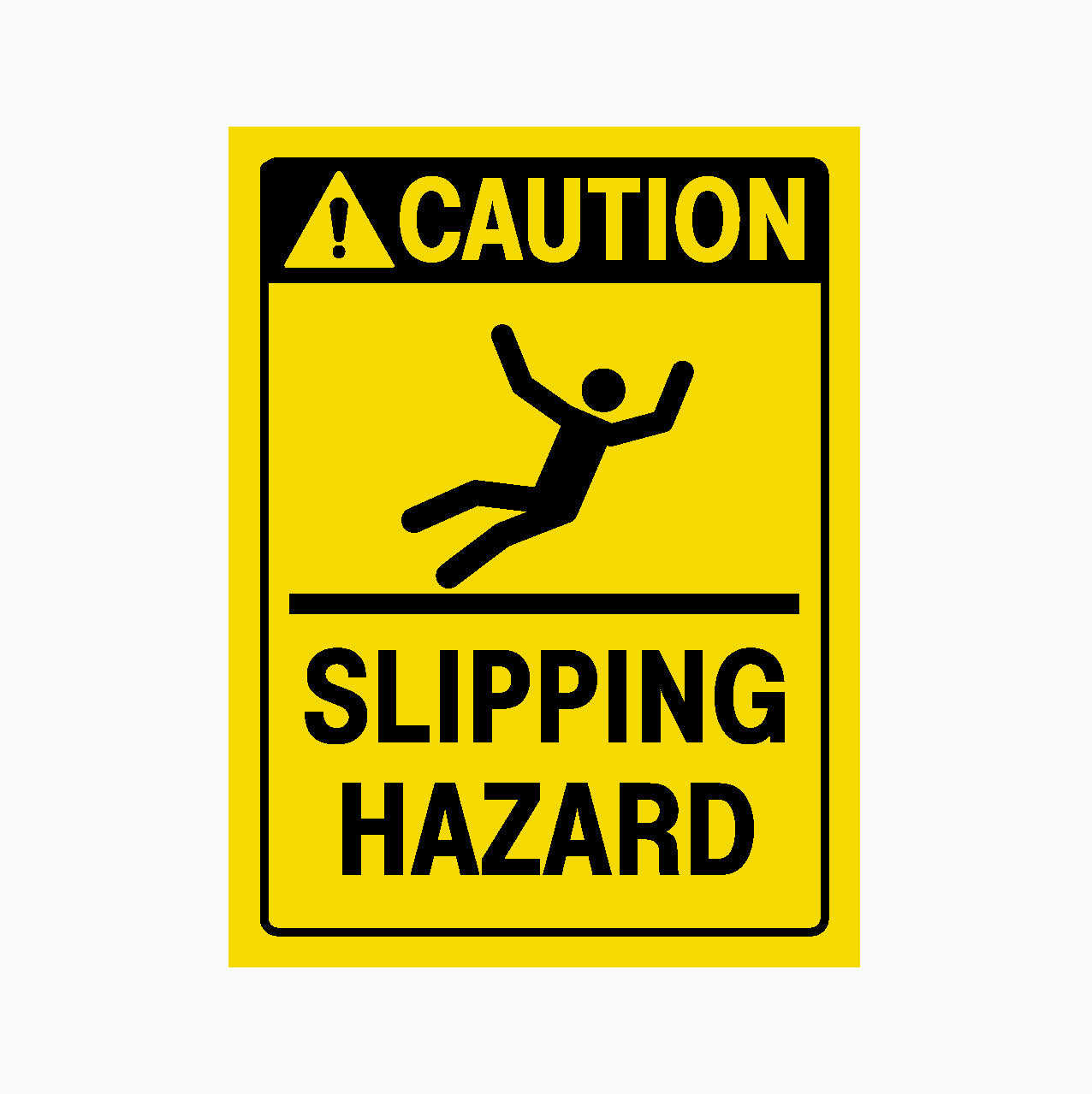 CAUTION SLIPPING HAZARD SIGN - GET SIGNS