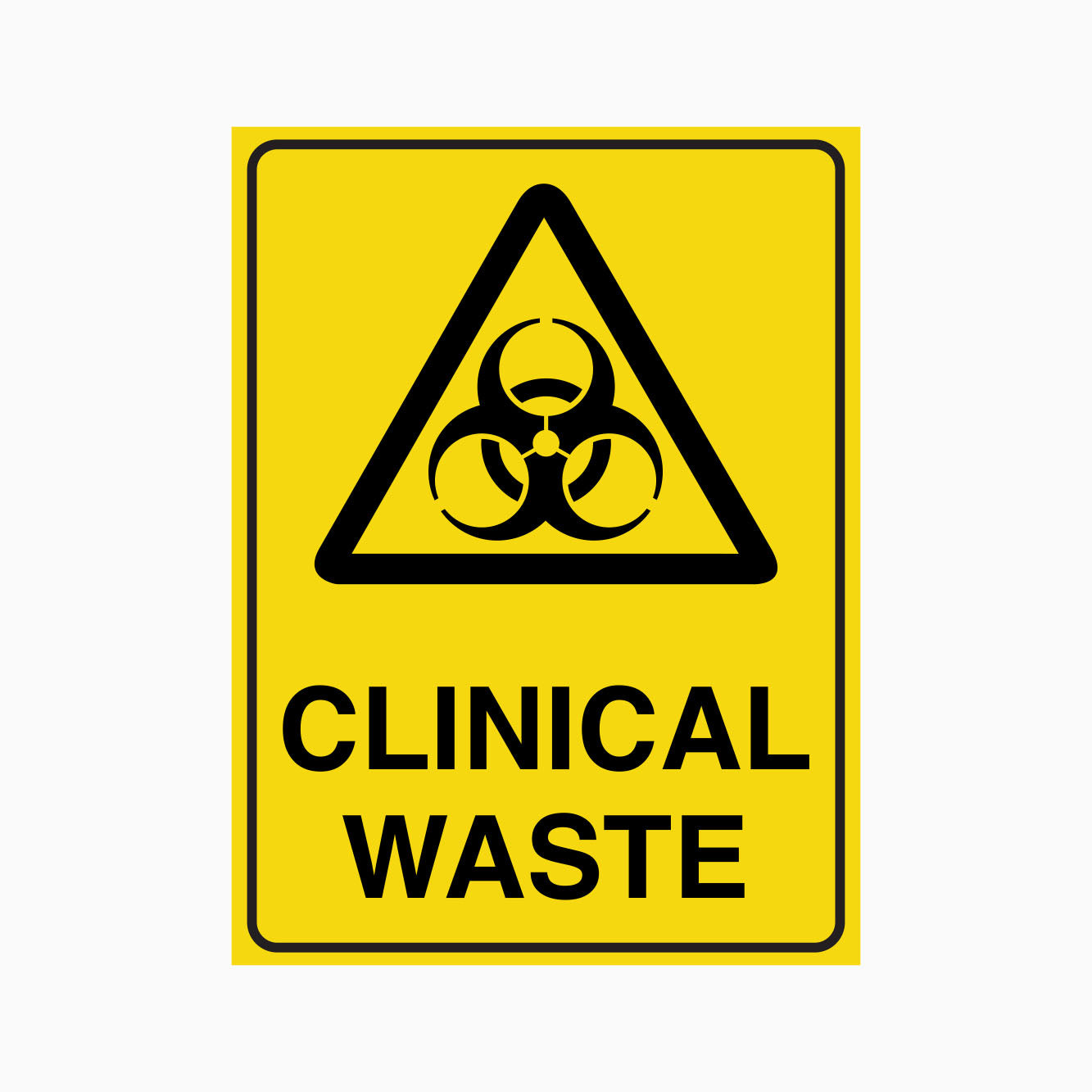 CLINICAL WASTE SIGN