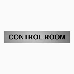 CONTROL ROOM SIGN