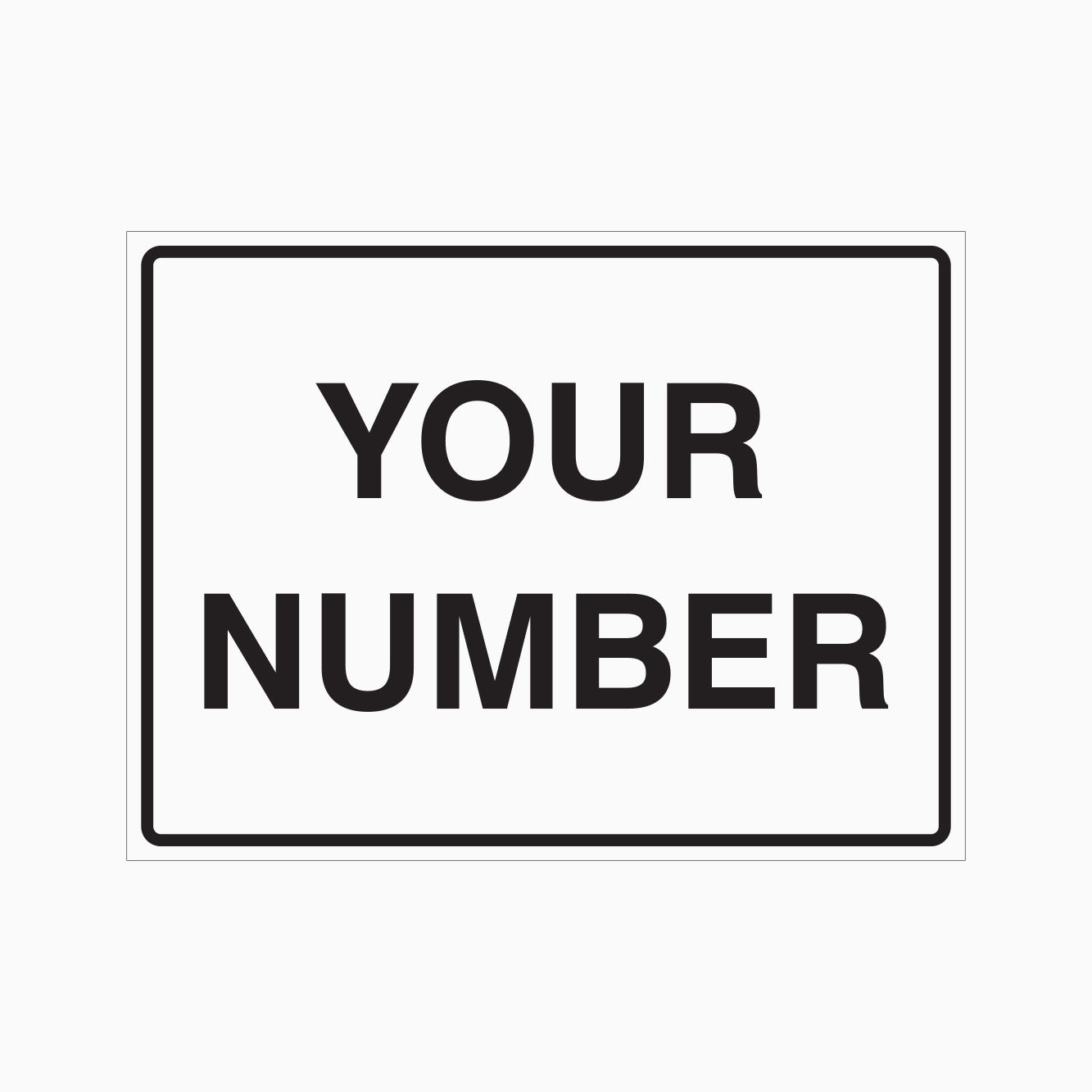 CUSTOM GATE HOUSE BUILDING NUMBER SIGN – Get signs
