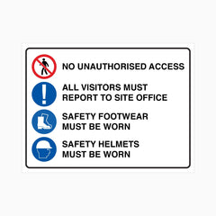 WORKPLACE ENTRY CONDITIONS SIGN
