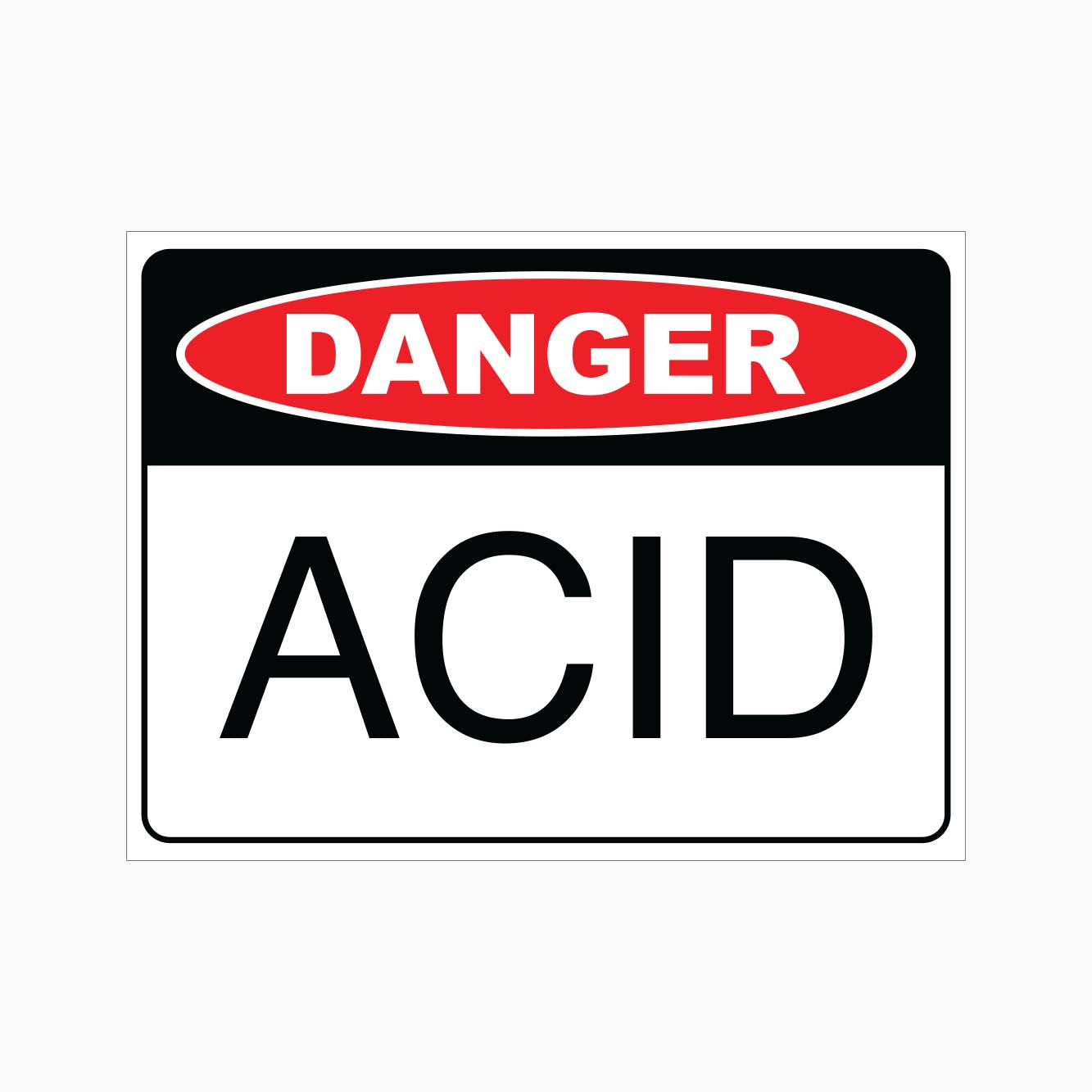 Acid Loading Sign DANGER ACID SIGN – High-Quality Safety Signs | GET SIGNS Australia ...