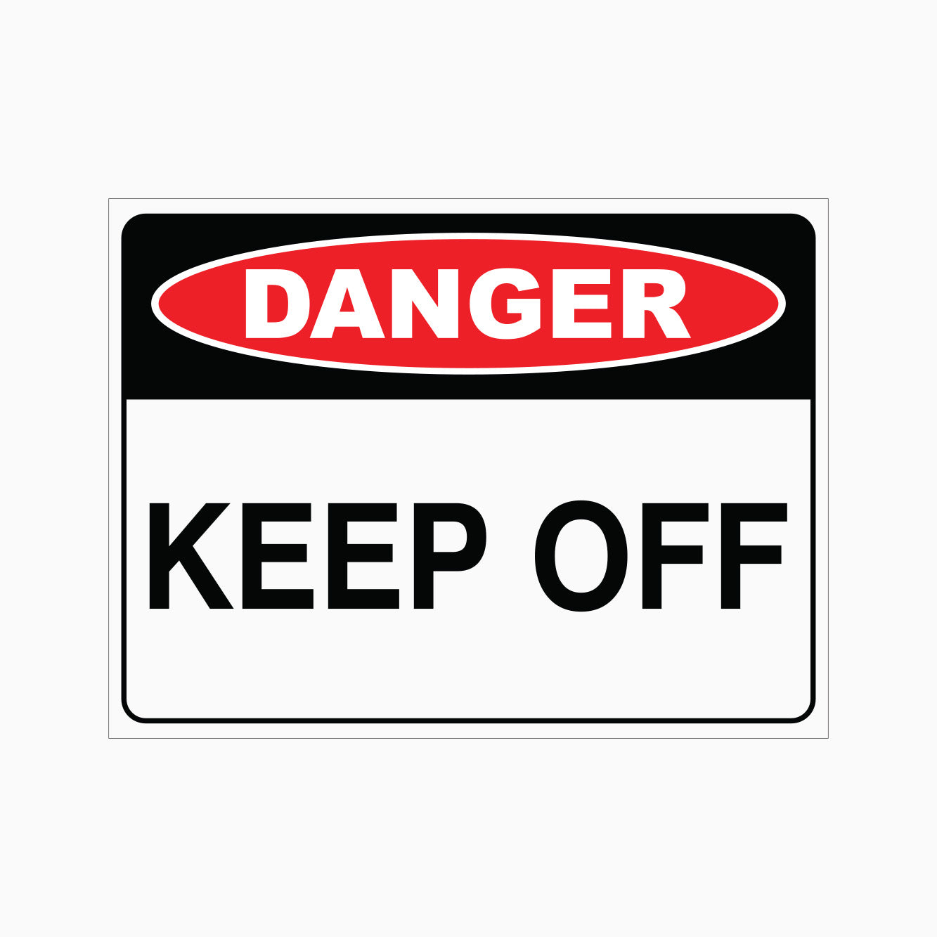Danger Keep Off Sign | Australian-Made - GET SIGNS – Get signs