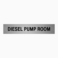 DIESEL PUMP ROOM SIGN