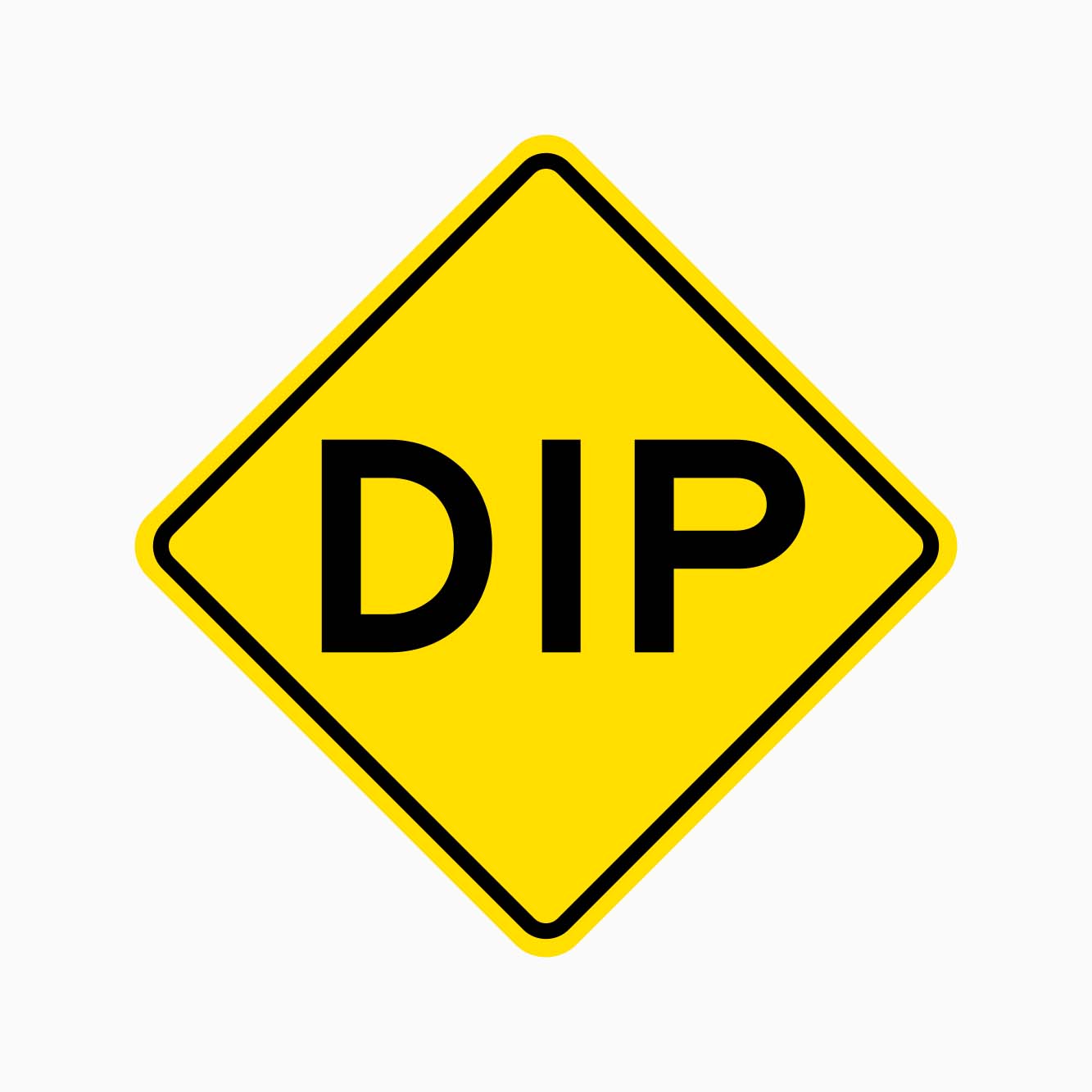 DIP SIGN W5-9 - GET SIGNS