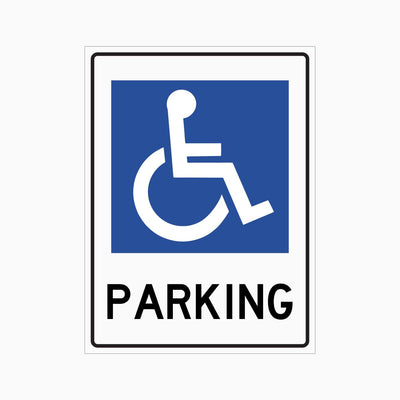 DISABLED PARKING SIGN