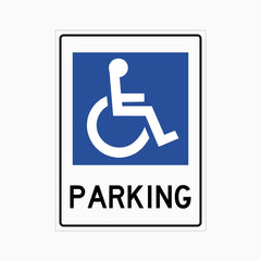 DISABLED PARKING SIGN