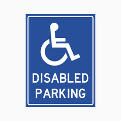 DISABLED PARKING SIGN