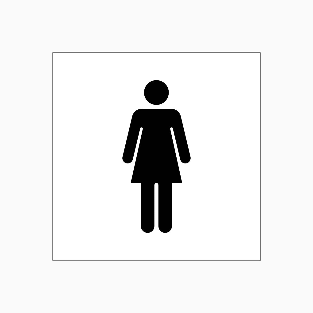 FEMALE TOILET SIGN - GET SIGNS