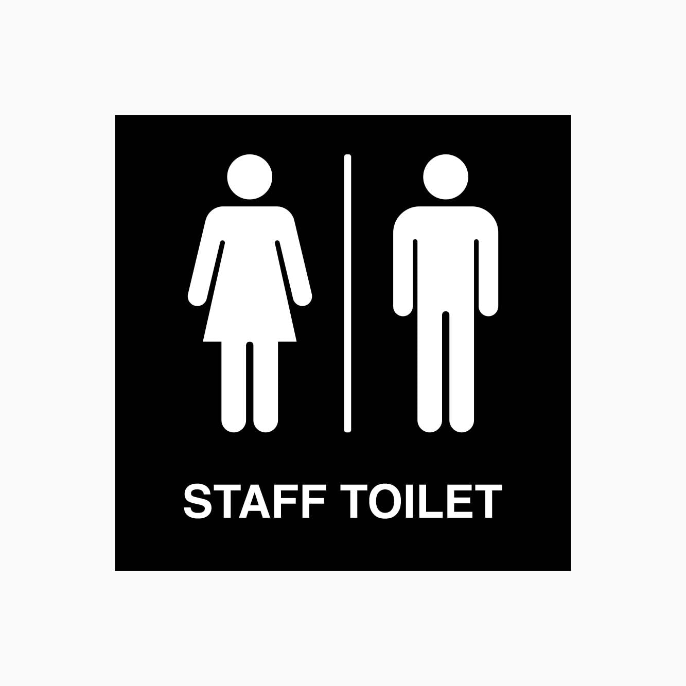 STAFF TOILET SIGN | Toilet Signs in Australia Online – Get signs