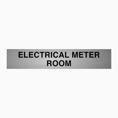 ELECTRICAL METER ROOM SIGN