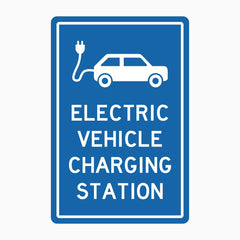 ELECTRIC VEHICLE CHARGING STATION SIGN