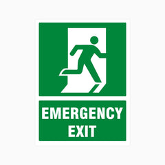 EMERGENCY EXIT SIGN (Right)