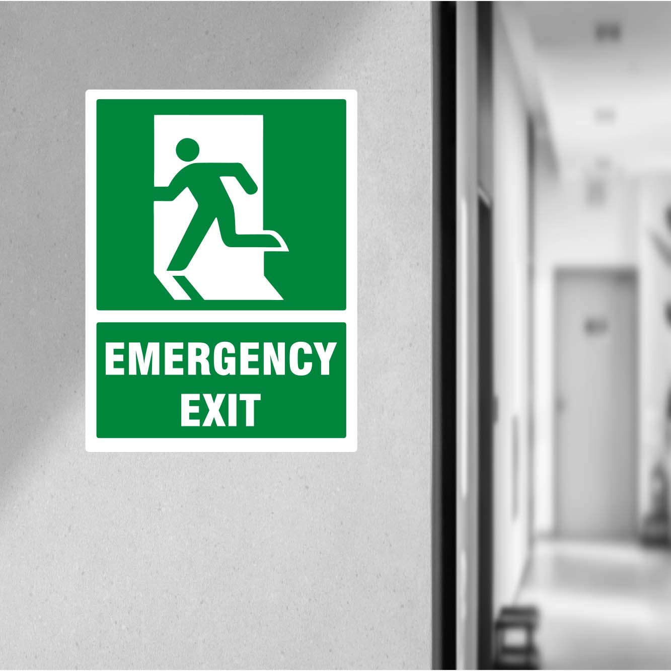 EMERGENCY EXIT SIGN  GET SIGNS AUSTRALIA