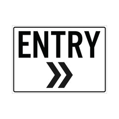 ENTRY SIGN (LEFT & RIGHT POINT) – Get signs