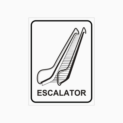 ESCALATOR SIGN