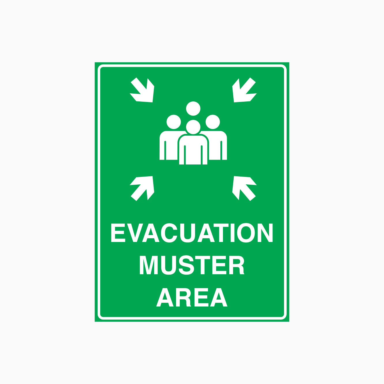 Evacuation Muster Area Signs