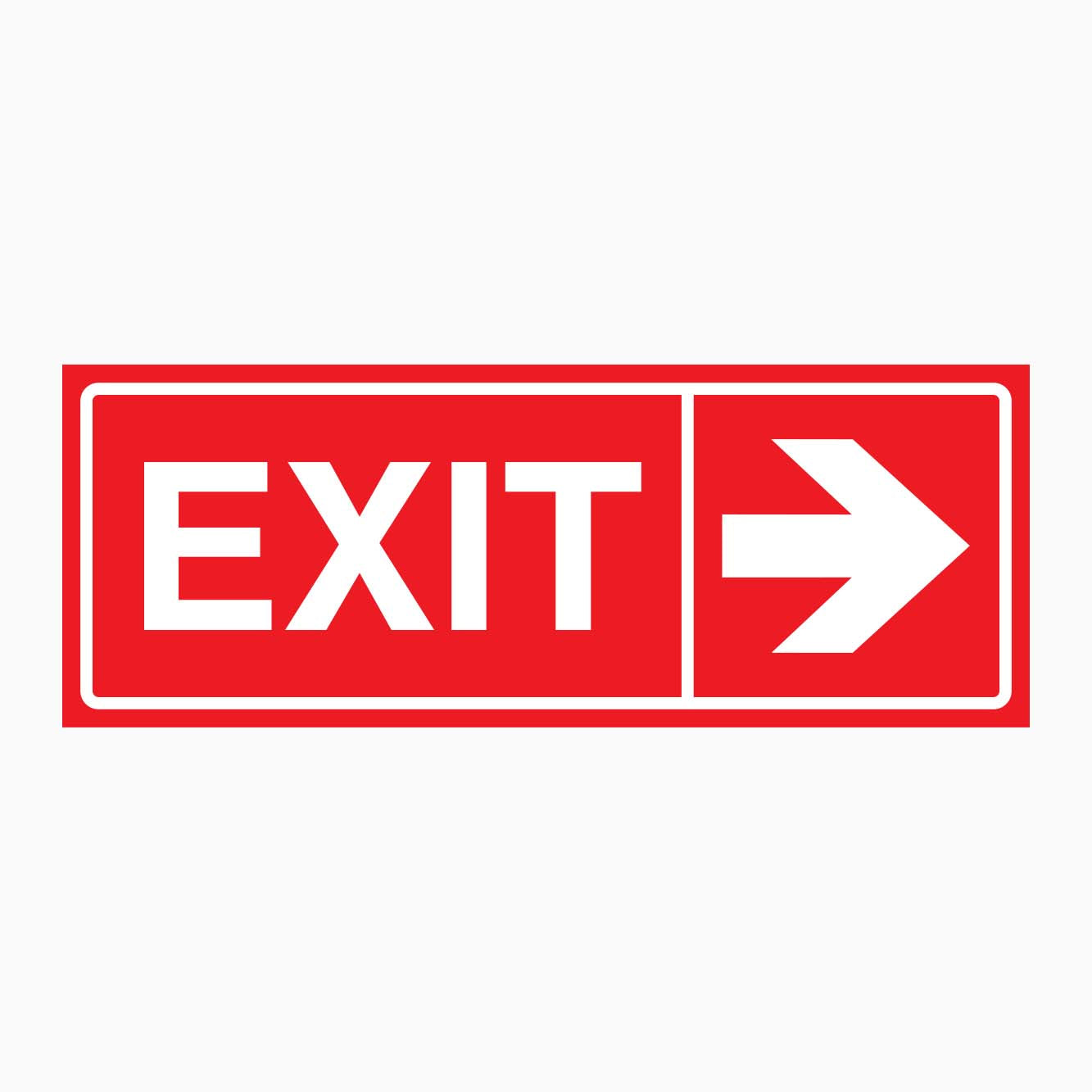 EXIT SIGN WITH RIGHT ARROW BY GET SIGNS IN AUSTRALIA