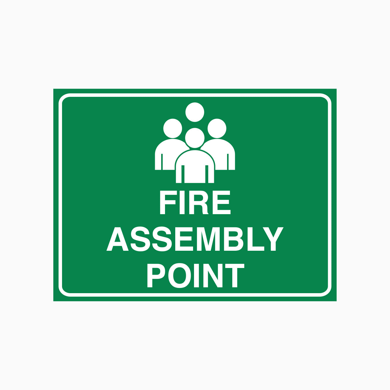 FIRE ASSEMBLY POINT SIGN - GET SIGNS AUSTRALAI