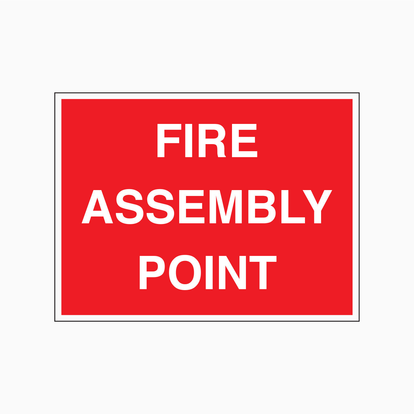 FIRE ASSEMBLY POINT SIGN