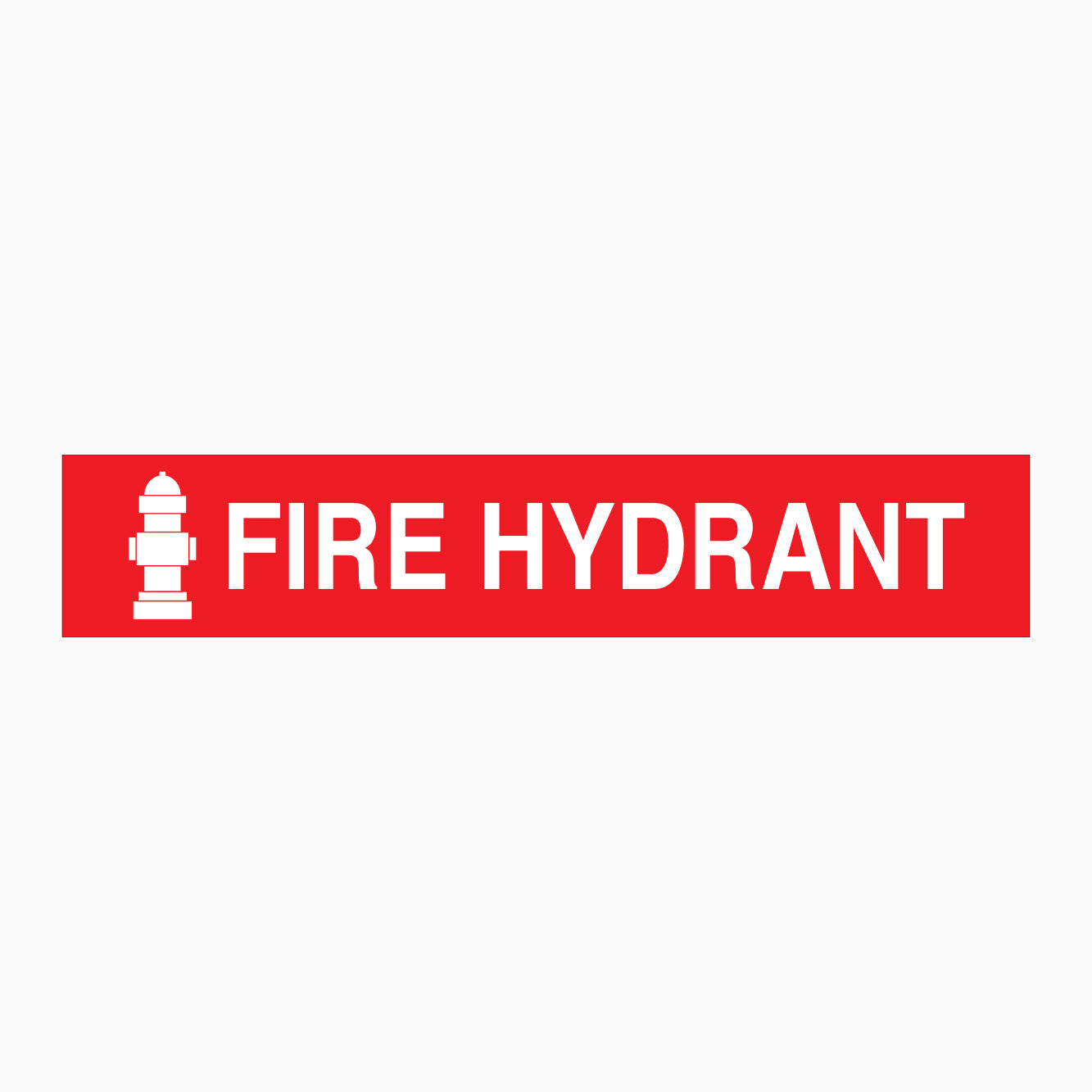 fire hydrant sign - statutory signs at get sign