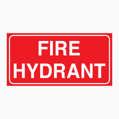 FIRE HYDRANT SIGN