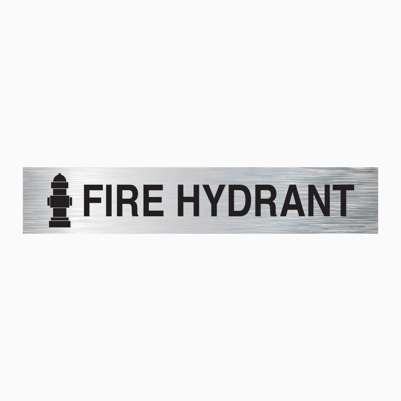 fire hydrant sign