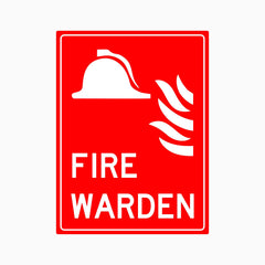 FIRE WARDEN SIGN