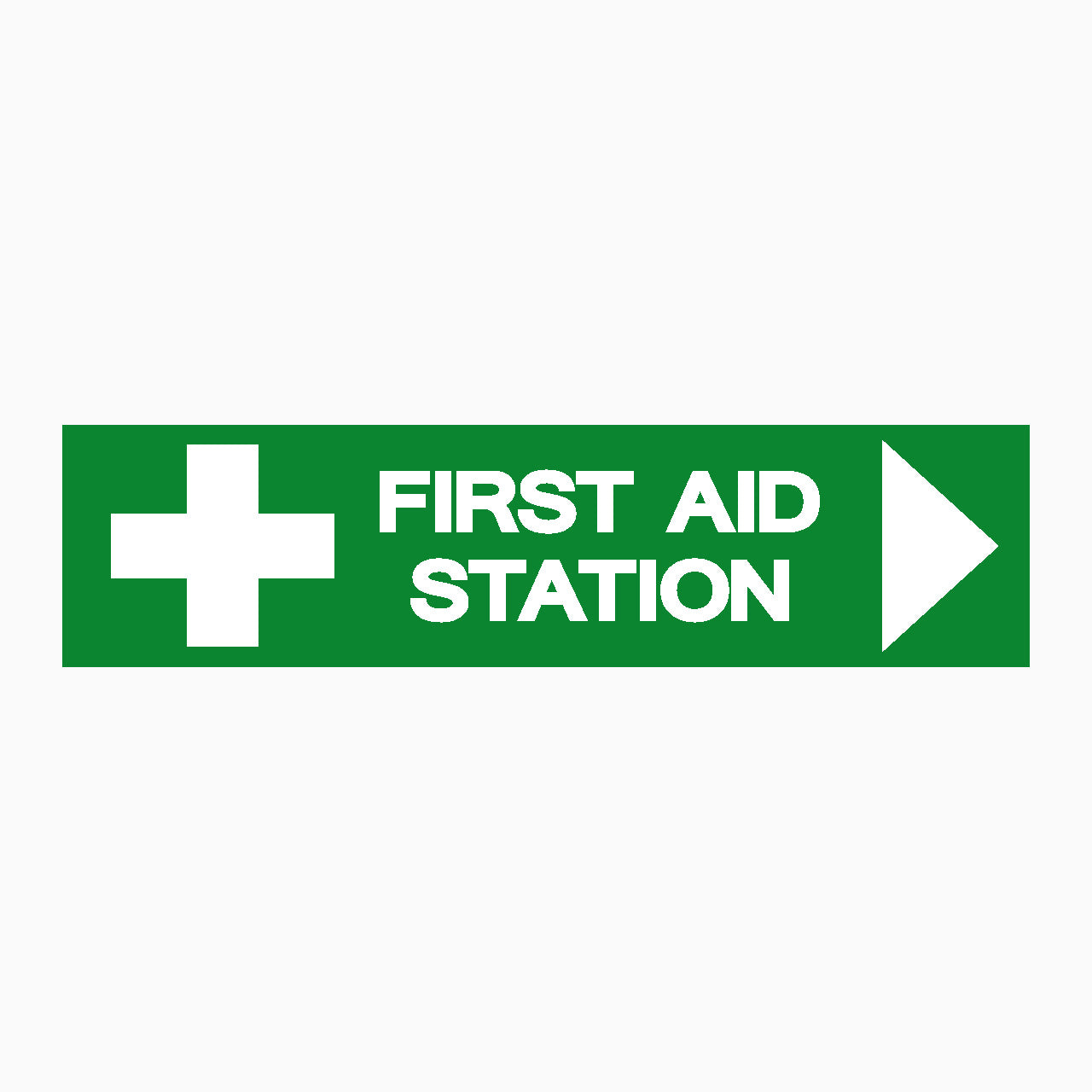 FIRST AID STATION RIGHT ARROW SIGN - Safety Signs Australia