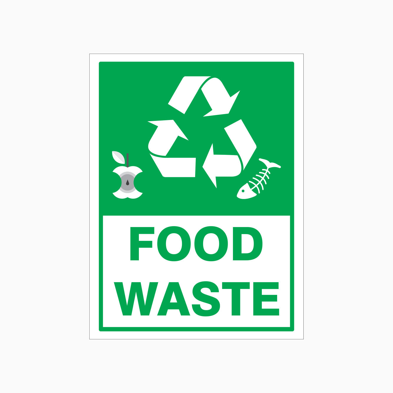 FOOD WASTE SIGN