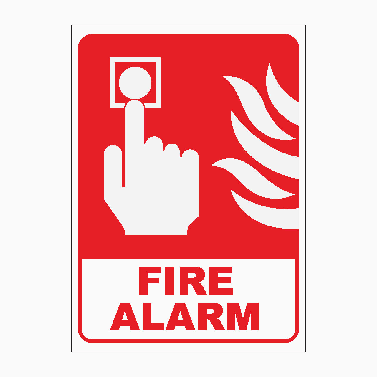 FIRE ALARM  SIGN - Safety Signs Australia - SHOP ONLINE