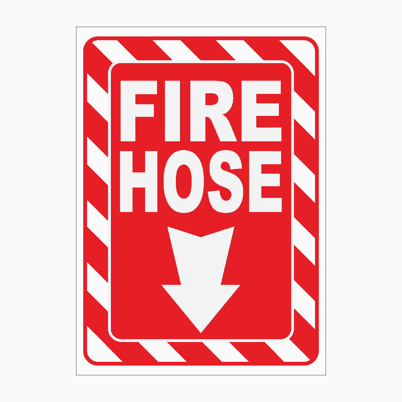 FIRE HOSE SIGN - shop online statutory signs in Australia -