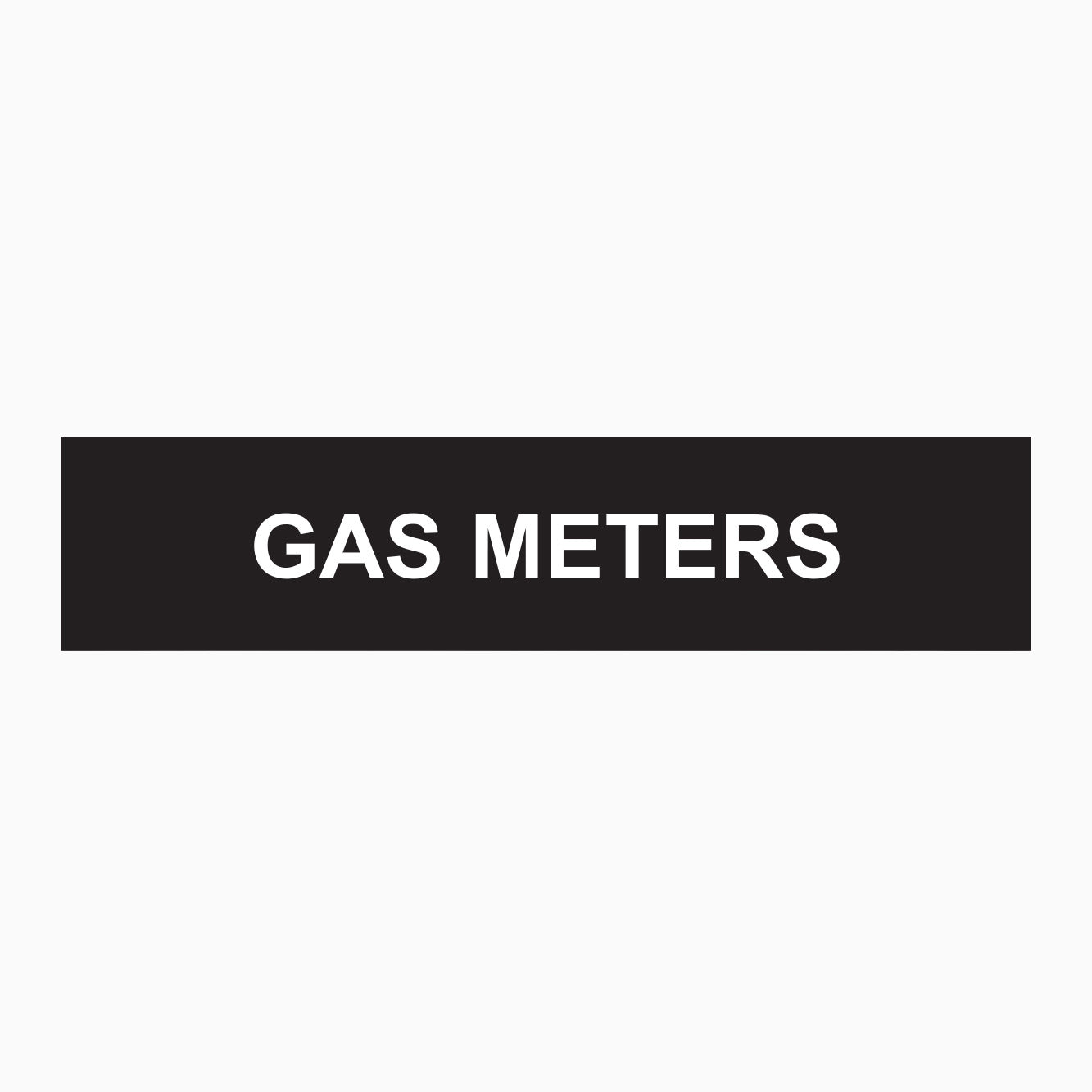 GAS METERS SIGN